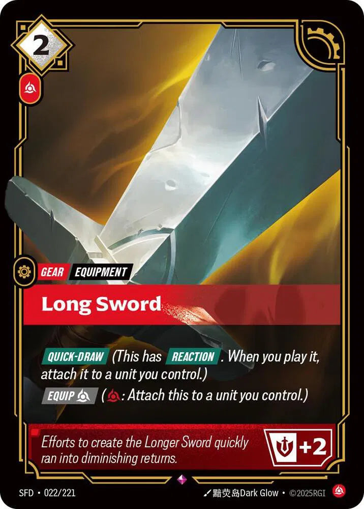 Épée longue