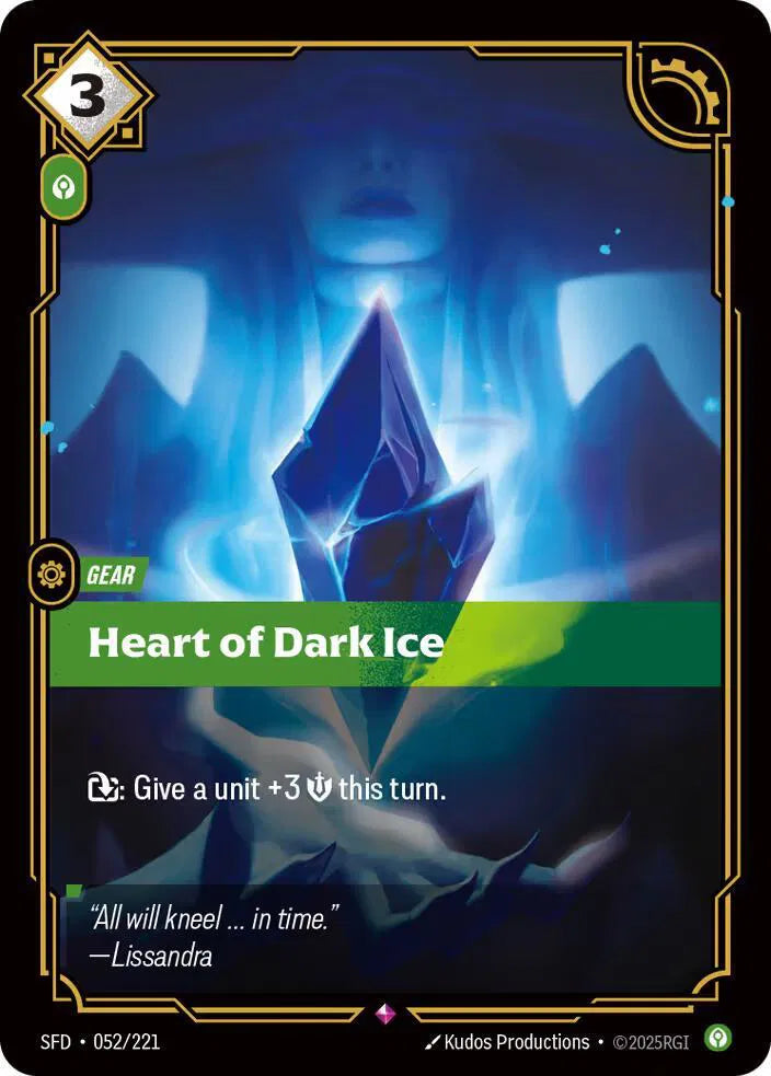 Cœur de glace noire