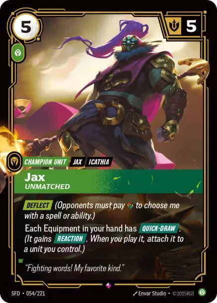 Jax - Inégalée