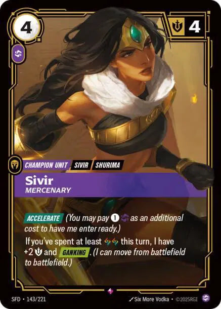 Sivir - Mercenaire
