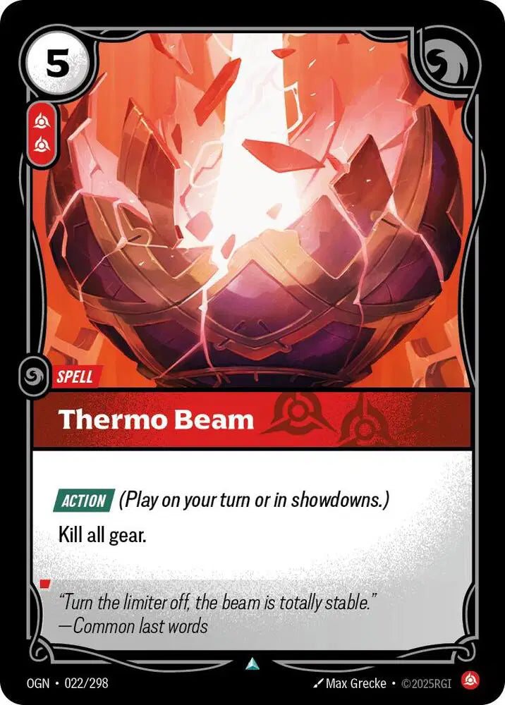 Faisceau thermique