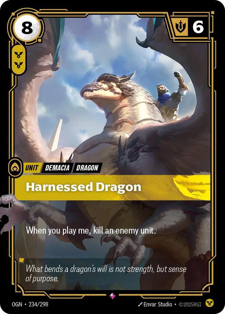 Dragon harnaché