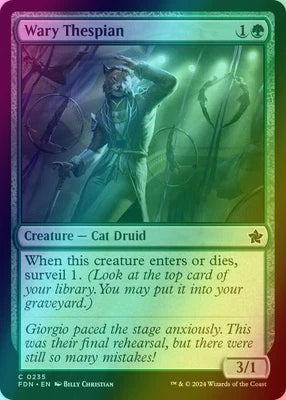 Wary Thespian