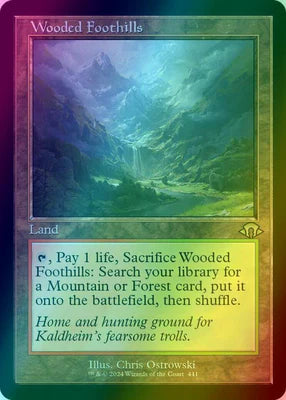 Wooded Foothills (Retro Frame)