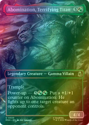 Abomination, Terrifying Titan (Borderless)