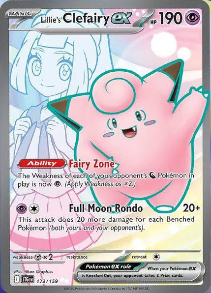 Le Clefairy ex de Lillie 173/159
