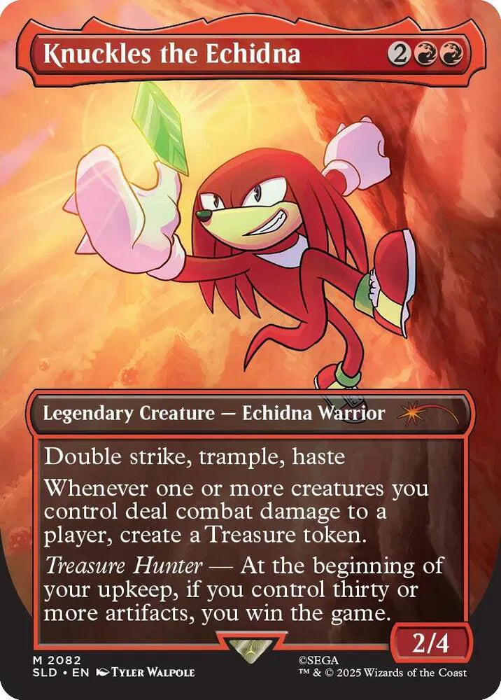 Knuckles l'Échidné - Séries de Lairs Secrets - (M 2082)