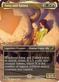 Aang et Katara (Sans bordure)