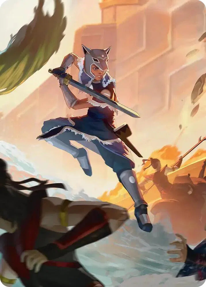 Sokka's Charge Art Card