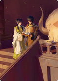 Carte illustrée de Mai et Zuko