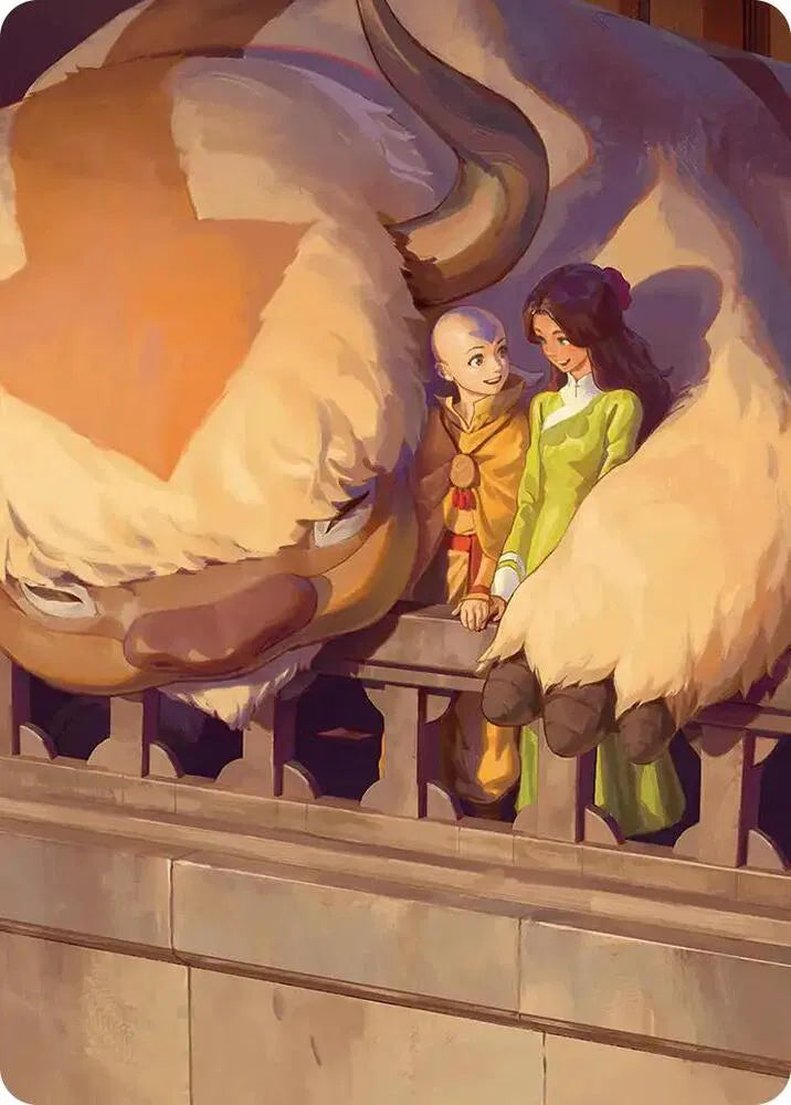 Carte artistique Aang et Katara