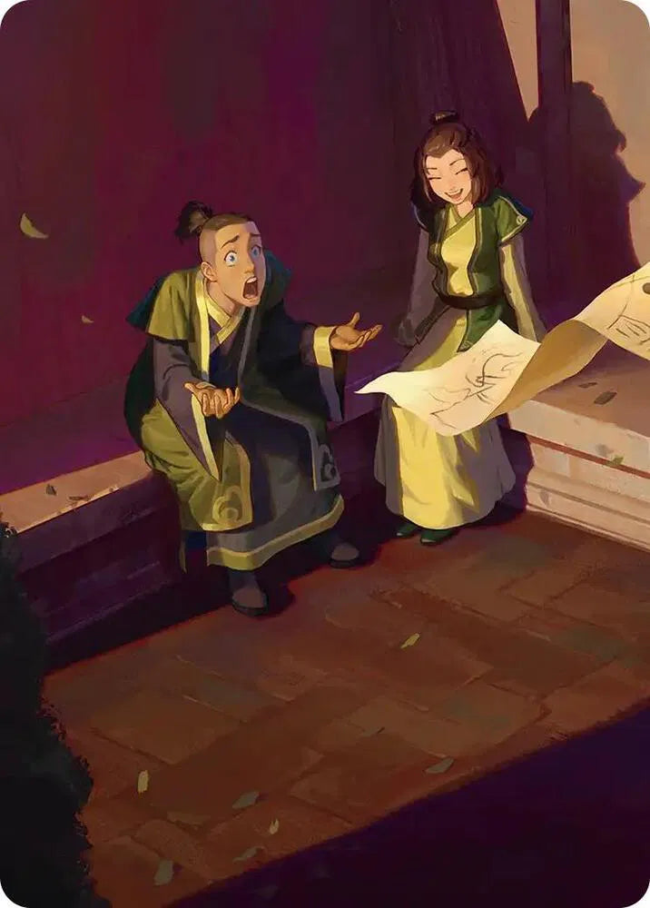 Carte artistique Sokka et Suki