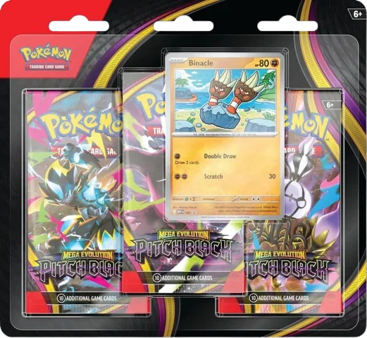 Pitch Black 3 Pack Blister