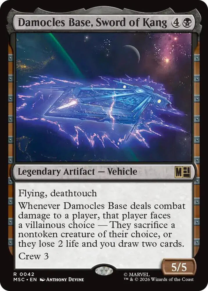 Damocles Base, Sword of Kang