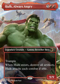 Hulk, toujours en colère (sans bordure) - Foil